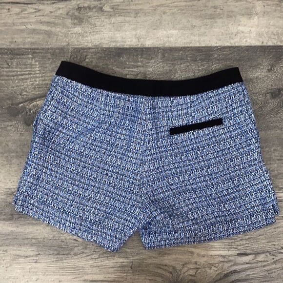 COPY - H&M Blue Tweed High Rise Shorts - Picture 5 of 5